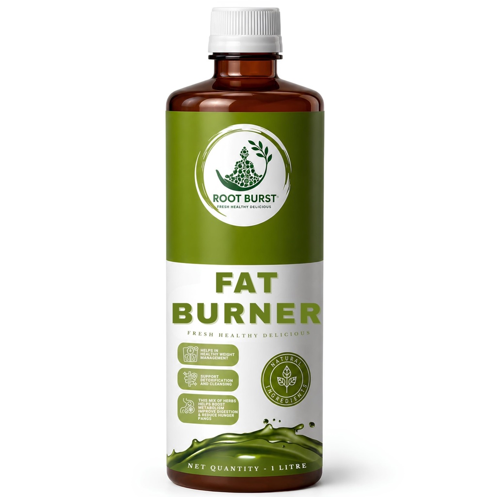 Fat Burner Juice 1 Litre | Herbal Wellness Drink for Healthy Weight Management | Natural Ingredients | Supports Metabolism & Digestion | Daily Detox Drink | No Added Sugar