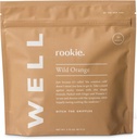 Rookie Wellness Well – Packets de soutien pour les immunes véganes avec 1000 mg de vitamine C, 14 mg de vitamine E et gingembre dans un agrumes naturel - sans sucre et sans remplissage (30 portions, orange sauvage)