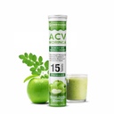 Plant Based ACV Moringa, 15 Apple Cider Vinegar Tablets For Weight Management 750mg, With Cinnamon | Controls Cravings | No Added Sugar | Natural Energy Booster | Healthy Gut | Green Apple