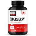 FORCE FACTOR Elderberry Capsule, Integratore di Immunità e Antiossidanti Supplemento per Uomini e Donne, Boost di Immunità quotidiana, Vegan, No Gelatin, Non OGM, 100 capsule vegetali