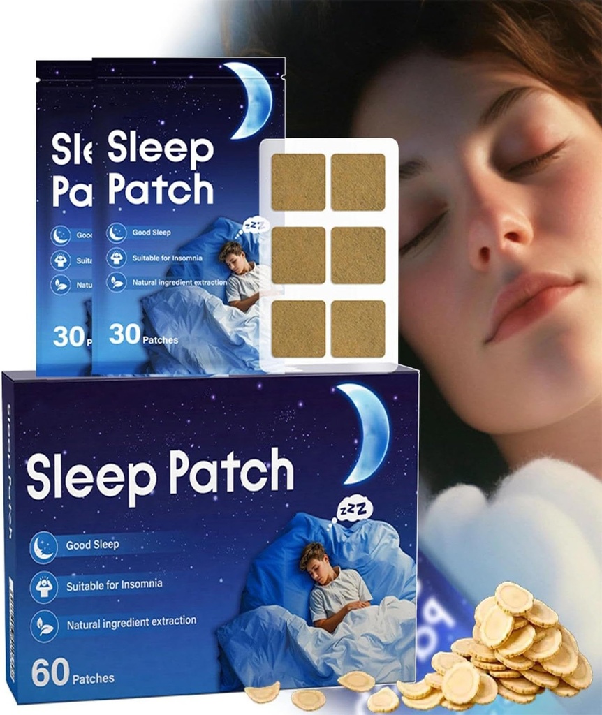 60PCS Melatonin Strips for Sleeping, Melts into a Restful Sleep, Sleep Aid Patches for Quality Sleep and Relaxation, Jet Lag and Anxiety Relief, Convenient Travel Essential