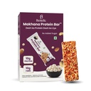 Benefic Makhana Protein Bar 40g Each (Pack of 10) | 10g Protein & 10g Fibre| Roasted Makhana Bar | No Refined Sugar, Gluten Free, Vegan | High Plant Protein Snack for Gym, Office & Travel |