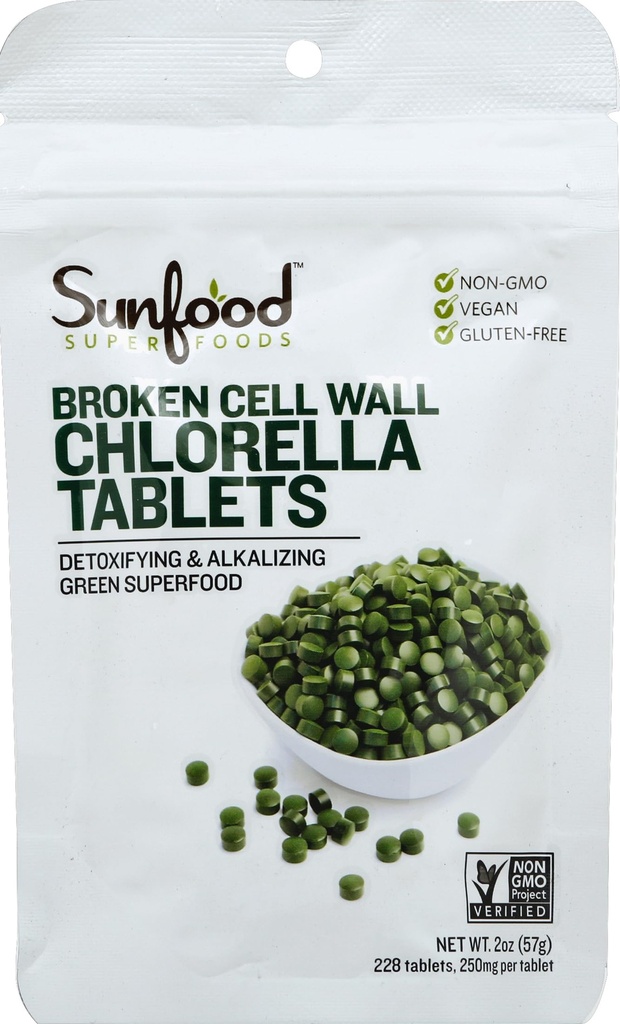 Succhi di clorofilla - Clorofilla, Supplemento clorofilla, Pillole di clorofilla, Capsule di Algae di Celle rotte, Non OGM, Vegan - 2 oz Bag