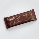 Miduty High Protein Bars - 15g Whey Protein Isolate, 0g Added Sugar, 10g Fiber - No Soy, No Peanuts - Belgium Chocolate Flavor For Fitness, Weight Management (Chocolate)