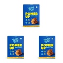 Yogabar Power Up 20g Protein Bar (5 Bars, Variety Pack, No Added Sugar) | Zero Added Sugar Protein Bars | High Protein Blend - Whey Protein Concentrate, Peanuts & Soy (Pack of 3)