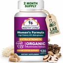 Cancer Sciences Bio Multivitamin für Frauen - Pilzergänzung Extrakt - Hormone und Immununterstützung Vitamine - 1.500 mg Non-GMO Wellness Pilz Complex mit 40% Beta-Glucans,120 Kapseln