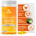2900mg Citrus Bergamot Blend 25:1 Extract Gummies (Italia Sourced & Manufactured in USA) per il supporto del sistema immunitario e l'invecchiamento sano con Guggul, Pine Bark & More | Sugar-Free, 60 ct.
