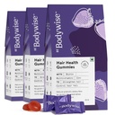 Be Bodywise Biotin Hair Gummies For Stronger, Shinier Hair & Nails | 90 Day Pack | High Potency Biotin, Zinc, Folic Acid, Fibre & Multivitamin | Strawberry Flavour | No Added Sugar, Gut Friendly