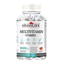 SwissLife Forever Multivitamin Gummies (60 Gummies) | Micronutrients Vitamin C,A,D,E,B6,B9,B12 | Sugar-free | Enhances Immunity and Overall Health | Strawberry Flavour for Men & Women