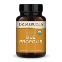 Dr. Mercola Organic Bee Propolis, 30 Portionen (30 Kapseln), Nahrungsergänzungsmittel, unterstützt Atemwegsgesundheit, Nicht-GVO, zertifiziertes USDA Organic