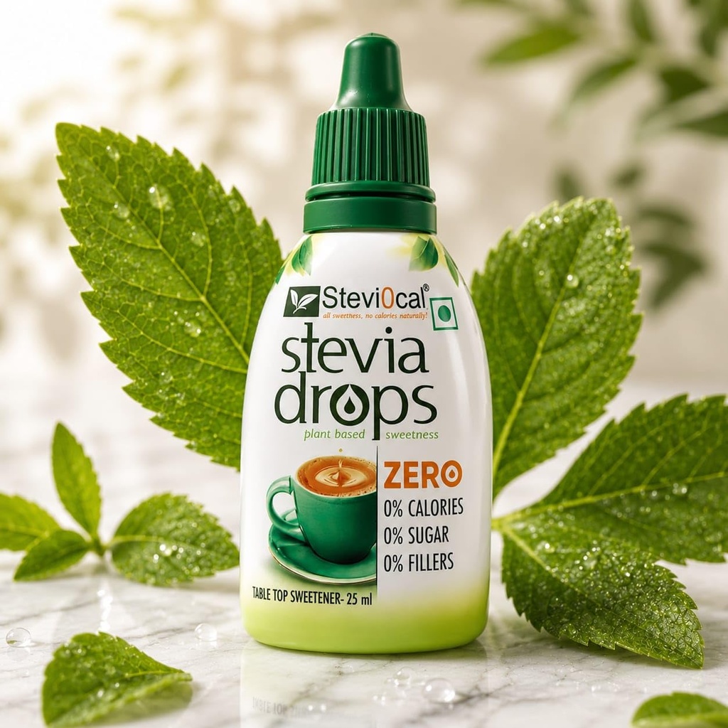 Stevia Drops | 25ml, 100 Servings | Natural Liquid Sweetener