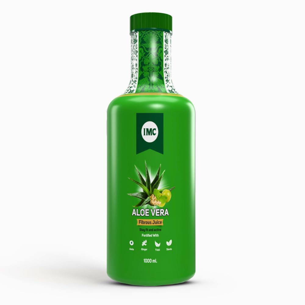 IMC Aloe Vera Fibrous Juice with Amla, Ginger & Tulsi 1000ml