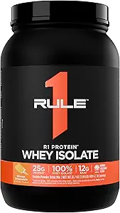 Regola 1 R1 Proteine Isolato di siero - con 25g Proteine & 6g BCAA Esclusivamente da fonti isolate e idrolizzate per il recupero di allenamento (2 Pounds*, Orange Dreamsicle)