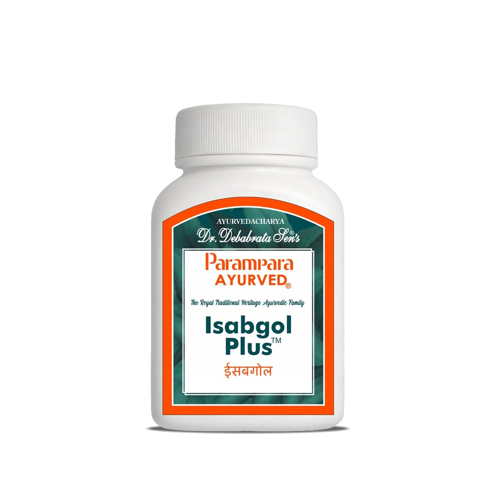 Parampara Ayurved Isabgol Plus Psyllium Husk Powder for Digestive Health Constipation Relief & Weight Management | High Fiber Supplement | 100g