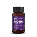 Dr. Vaidya’s Biotin Tablets for Hair Growth | Ayurvedic Hair Vitamins with Amla, Bhringraj & Bamboo Shoot | Natural Biotin Supplements for Hair Regrowth, Thinning Hair, Skin Glow & Stronger Nails (60 Tablets per Pack) Pack of 1