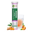 Pure Nutrition L-Glutathione Effervescent Tablets 600mg with Vitamin C | Glutathione Supplement | Antioxidant Support for Skin Health & Immune Support | Orange Flavour | 15 Effervescent Tablets