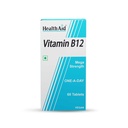 HealthAid Vitamin B12 Supplement | Supports Energy, Reduces Tiredness & Aids Blood Health | 60 Tablets for Men & Women
