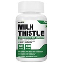 Nutrija Milk Thistle Extract 400mg | 60 Veg Capsules | Standardized to 80% Silymarin | Herbal Supplement | For Liver Support & Detoxification