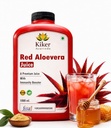RED ALOE VERA JUICE 1 Litre bottle WITH iMUNNITY BOOSTER 100% AYUVEDIC RED ALOEVERA CONTROL SUGAR PRESSURER and SKIN CARE
