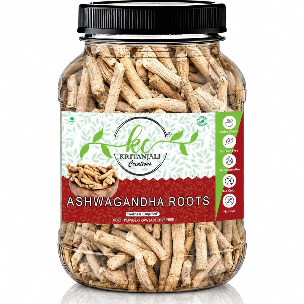 Ashwagandha Root Stick Pure Natural Helps Fight Anxiety & Stress Ashwagandha Podi Amukkara Kizhangu Asvagandha Churna Powder 100gm