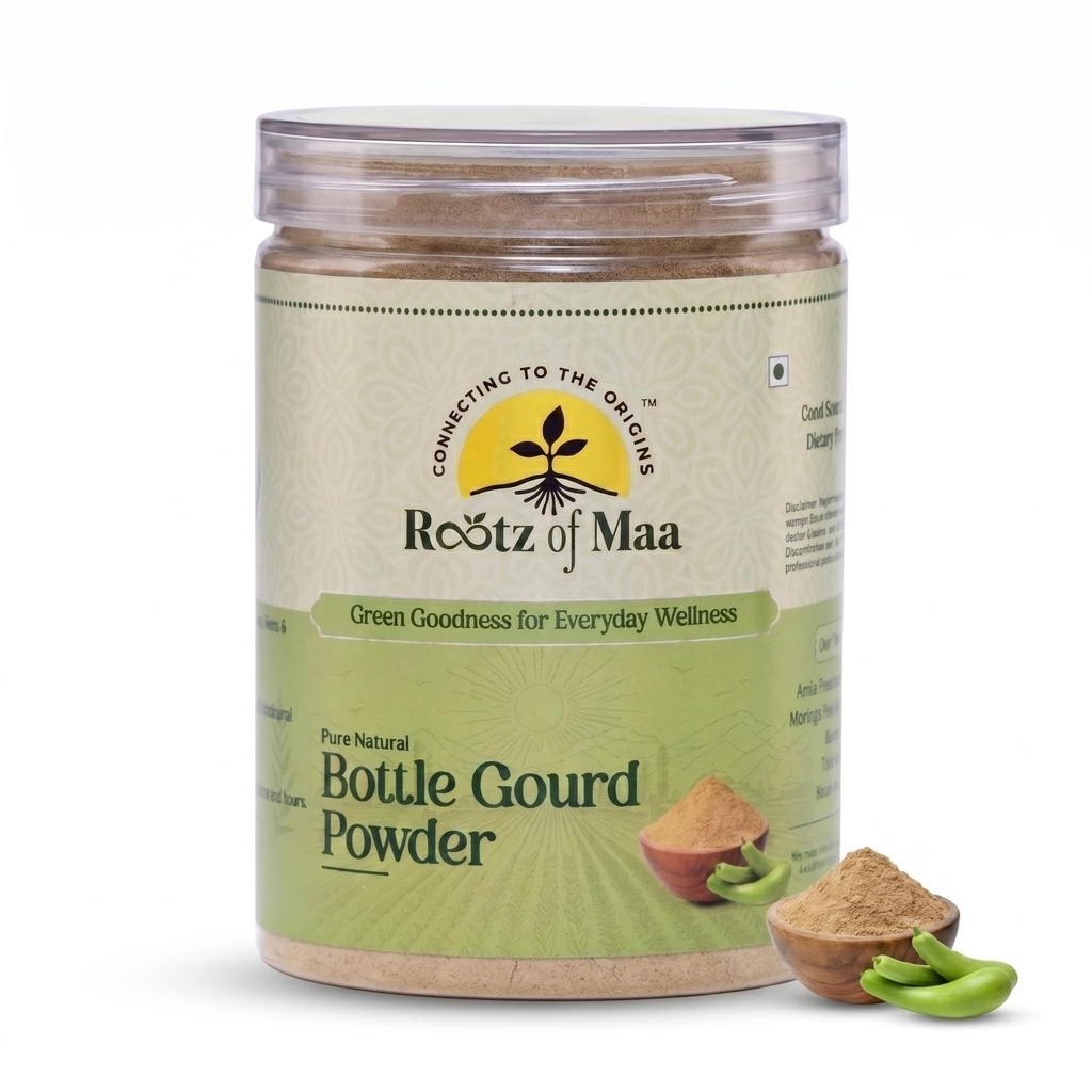 Bottle Gourd Powder – 200g | Lauki/Doodhi Powder | Rich in Potassium for Heart, Veins & Muscle Health | Pure Organic Natural Healthy and Nutritious