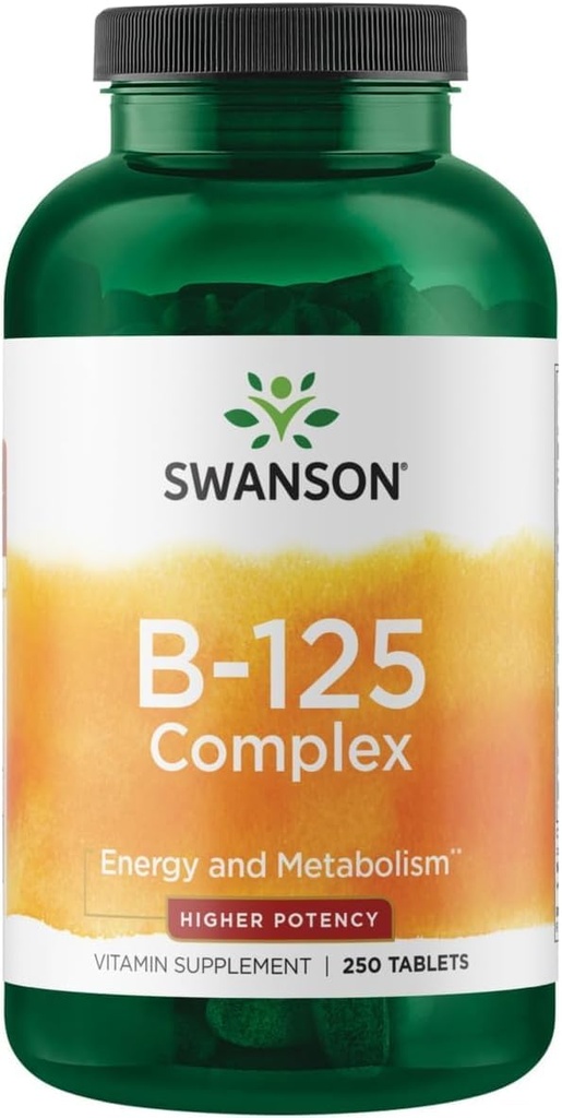 Swanson Vitamina B-125 Complesso 250 Tabs