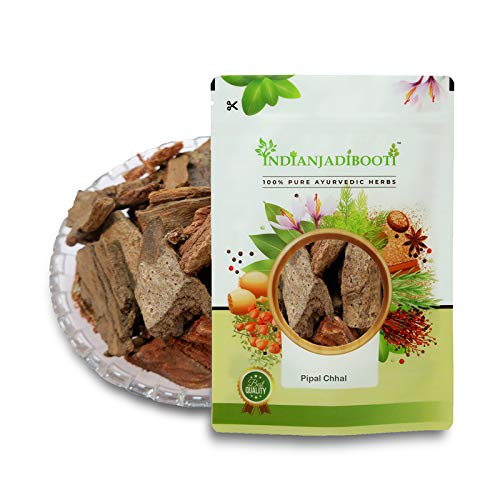 IndianJadiBooti Pipal Chaal (Peepal Bark/Ficus Religiosa) – Pure Sacred Fig Bark for Skin Soothing & Oral Health – Helps Maintain Internal Cooling & Gum Strength | 250g