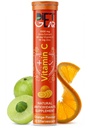 1000 mg Natural Vitamin C + Zinc 10 mg | Immunity, Collagen & Skin | Antioxidant & Free Radical Protection | Tiredness and Iron Absorption Support | Amla Extract | 100% RDA Daily Vitamin C Supplement | 20 Effervescent Tablets