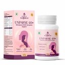UNPAUSE 40+ Menopause Support for Every Stage | Menopause Tablets with Chasteberry, Ashwagandha & Black Cohosh | Multivitamin for Menopause | 60 Tablets