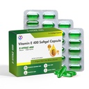 Vitamin E 400mg Softgel Capsules | E-Vitaz 400 -For Hair, Skin and Nail Care | Pack Of 3 (30 Capsule)