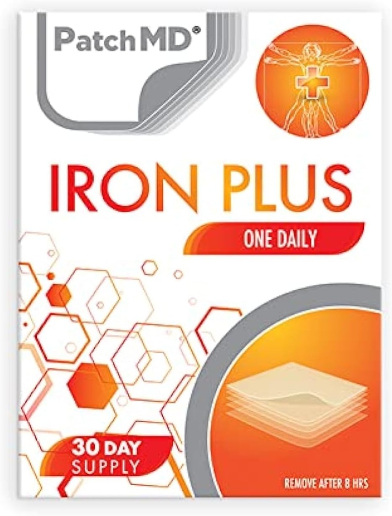 PatchMD – Patchs thématiques Iron Plus - 30 jours d'approvisionnement