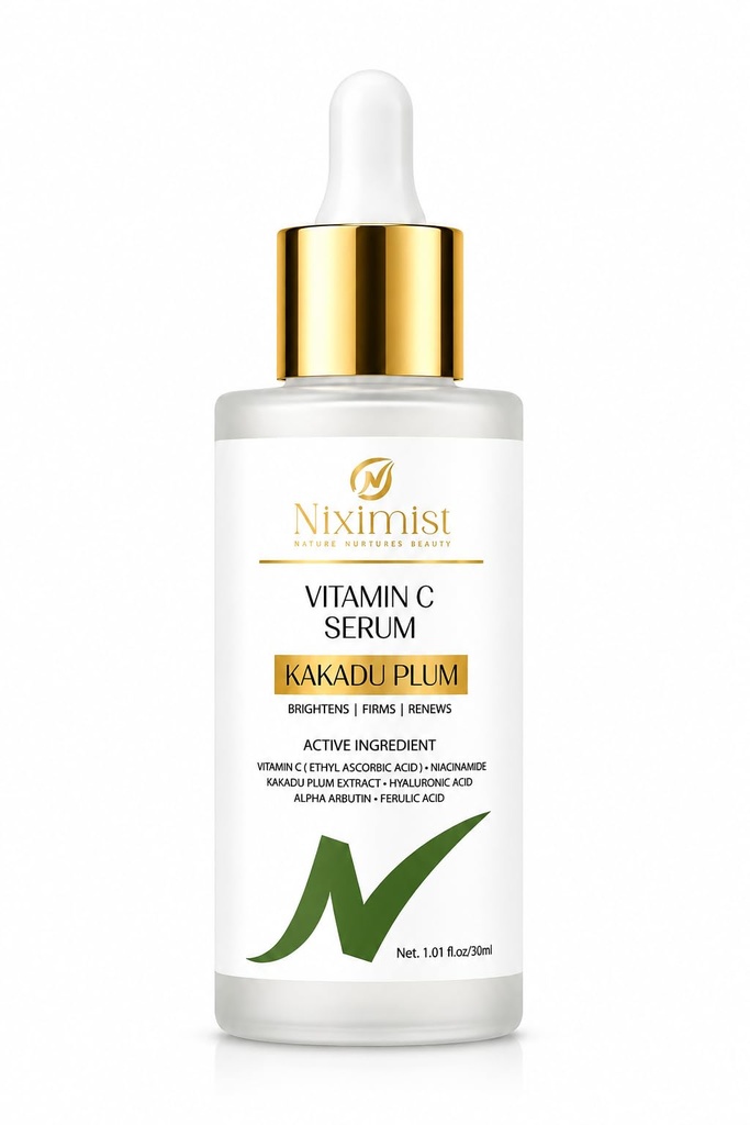 Vitamin C Face Serum for Glowing Skin | Brightening & Dark Spot Care | Vitamin C, Hyaluronic Acid & Niacinamide | Lightweight Daily Serum | For Men & Women | 30ml