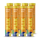 PLIX - THE PLANT FIX Glutathione Effervescent Tablets for Clear, Glowing & Youthful Skin | 500mg Glutathione, Vit E & Hyaluronic Acid | No Maltodextrin, No Sugar | Pack of 8 (120 tabs) | Lemon