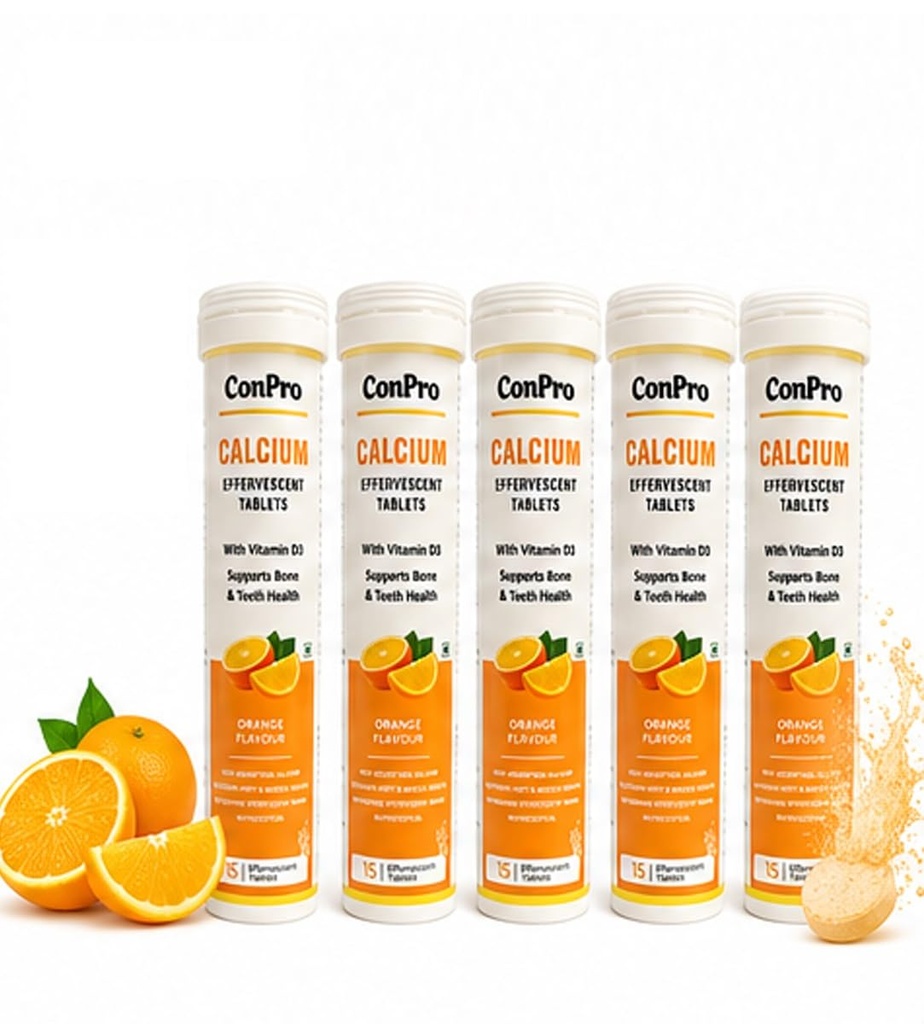 L-Carnitine Effervescent Tablets | Orange Flavour (Pack of 15)