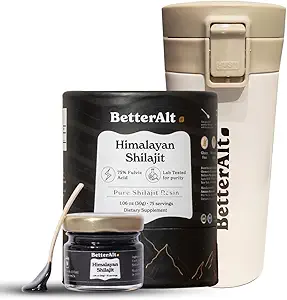 Besser Alt Pure Himalayan Shilajit Resin High Potency Gold Grad für Männer & Frauen & Tee-Tumbler