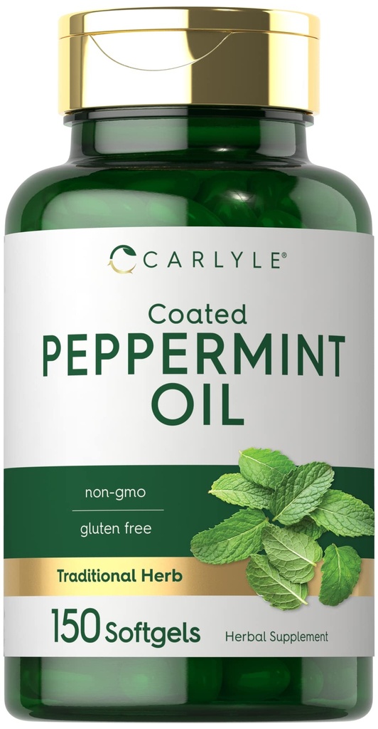 Capsules d'huile de menthe poivrée de Carlyle