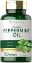 Capsules d'huile de menthe poivrée de Carlyle