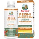 MaryRuth Organics Reishi Vegan Pilzergänzung | Ultra Absorption Liposomal | Immununterstützung mit 200mg Beta-Glucans, Vegan |Full Spectrum Reishi Pilze Fruchtkörper | 7,6 oz,