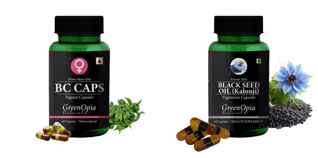 BC Caps Vaginal Black Seed Oil Wellness Daily Vitality 60 CAPSULES