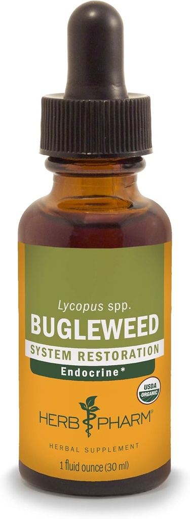 Estratto di Bugleweed di Herb Pharm per il supporto del sistema endocrino - 1 oncia