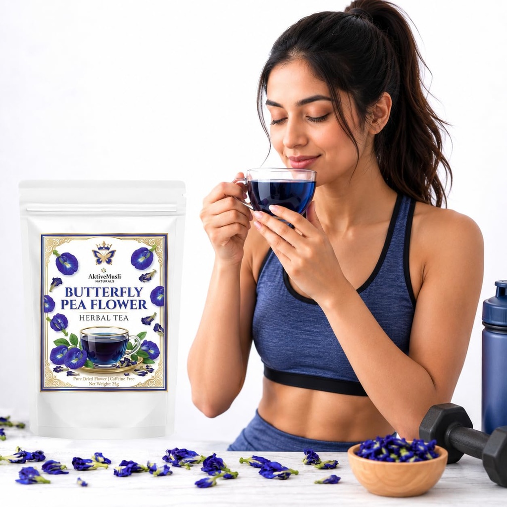 Butterfly Pea Flower Tea Caffeine Free Herbal Tea Unflavoured Herbal Tea