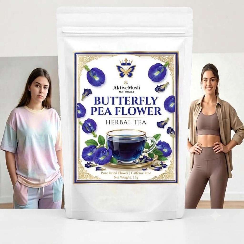 Butterfly pea Tea, Skin Glow, Boost Immunity, Remove Toxins Mint Herbal Tea