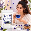 Butterfly Pea Flower Tea for sleep & Relaxation 100% Pure Herbal Tea