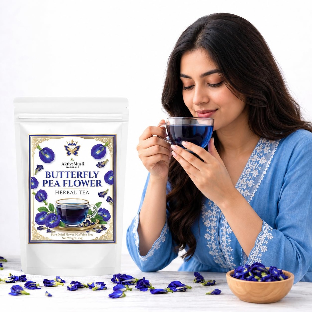 Butterfly Flower Tea Pea Aparajita Supports Brain Health Herbal Tea