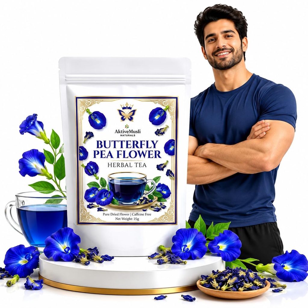 Butterfly pea Tea Rich in VITAMIN A & C - Caffeine Free Herbs Herbal Tea