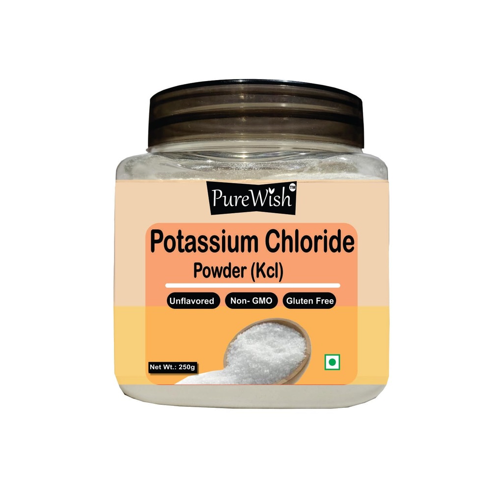 Potassium Chloride Powder (KCL Essential Mineral), 250g