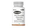 Zincasin Forte (LeeWell) Zinc Gluconate Chewable Candy | Zinc Supplements for Immune Support, Skin Health, Hair & Nail Maintenance | Metabolism Support | Daily Zinc Mineral Supplement - 90 Tablets