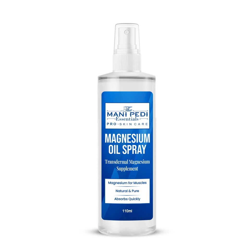 TMPE Magnesium Oil Spray. Quick Absorbing Topical Magnesium supplement. Relieves Muscles & Joints, Promotes Better Sleep -110ml (110ml Pack 1)
