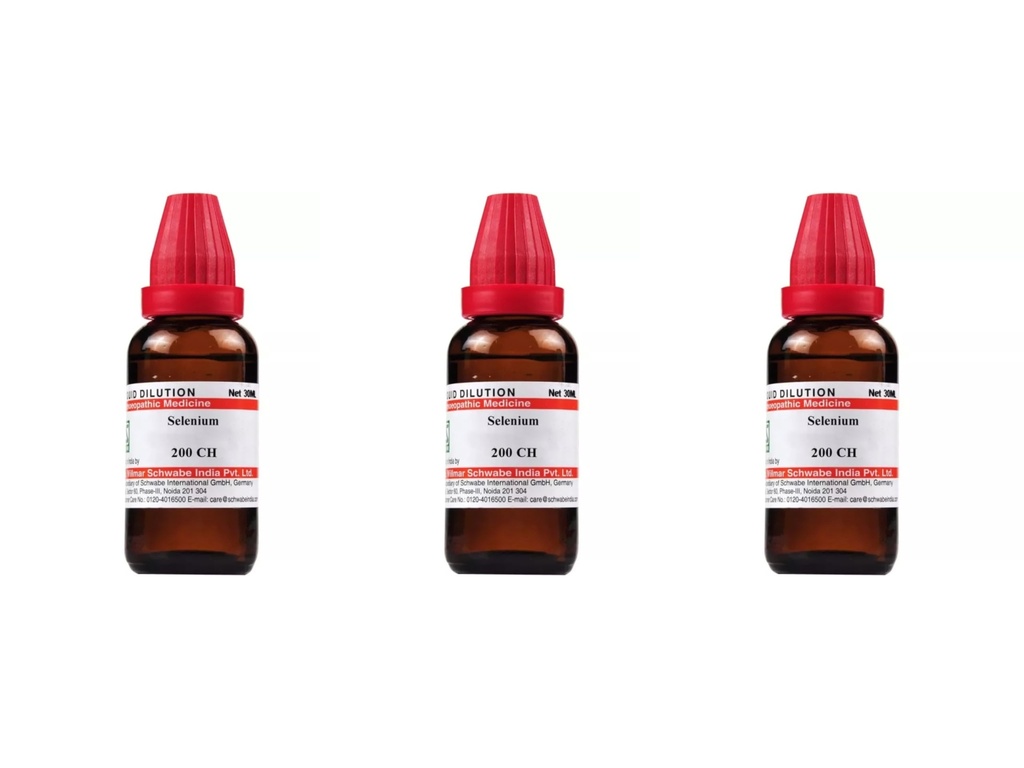 Dr. Willmar Schwabe India Selenium 200 CH 30ml (Pack of 3)
