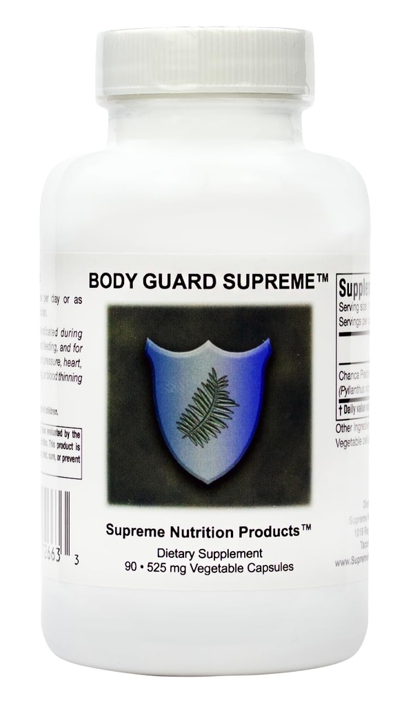 Supreme Nutrition Body Guard Supreme, 90 Pure Chanca Piedra Capsule